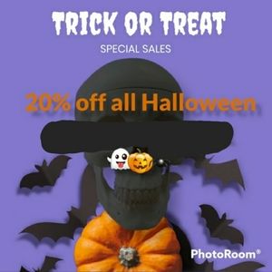 20% off all Halloween 🎃!!